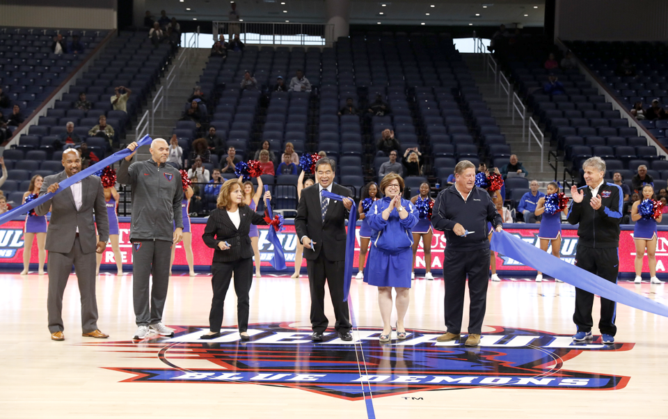 With 10,000 seats and 22 suites, Wintrust Arena is both an intimate and state-of-the-art venue intended to better connect the near South Side and city at large through sports and entertainment. (Steve Woltmann/DePaul Athletics)